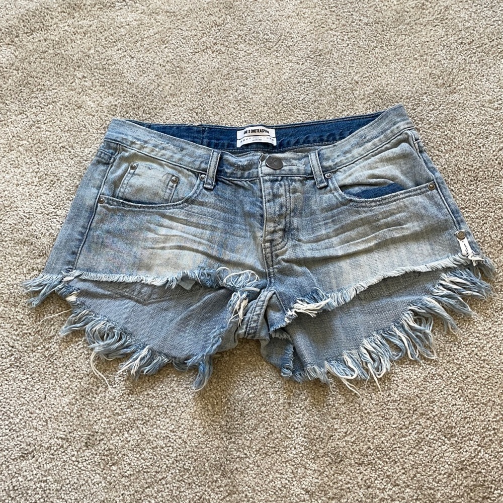 ONE X ONETEASPOON Denim Shorts
